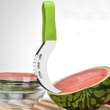 Load image into Gallery viewer, Watermelon Slicer Perfect In Stainless Steel Fruit Cutter Easy Melon Slices To Collect Kitchen Accessories