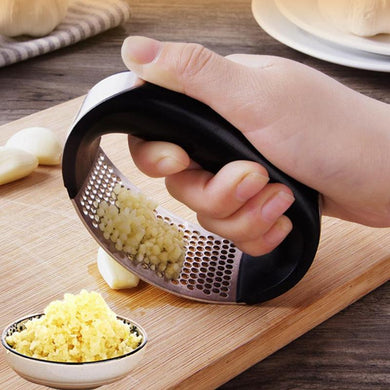 Stainless Steel Garlic Press Manual Garlic Grinder Grater Ginger Press