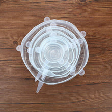 Load image into Gallery viewer, Kitchen Accessories Gadgets Silicone Food Lid 6pcs/set Stretch