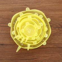 Load image into Gallery viewer, Kitchen Accessories Gadgets Silicone Food Lid 6pcs/set Stretch