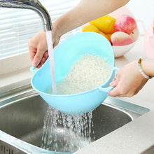 Load image into Gallery viewer, Creative Rice Washer Strainer Kitchen Tools Fruits Vegetable Cleaning Container Basket Kitchen Accessories